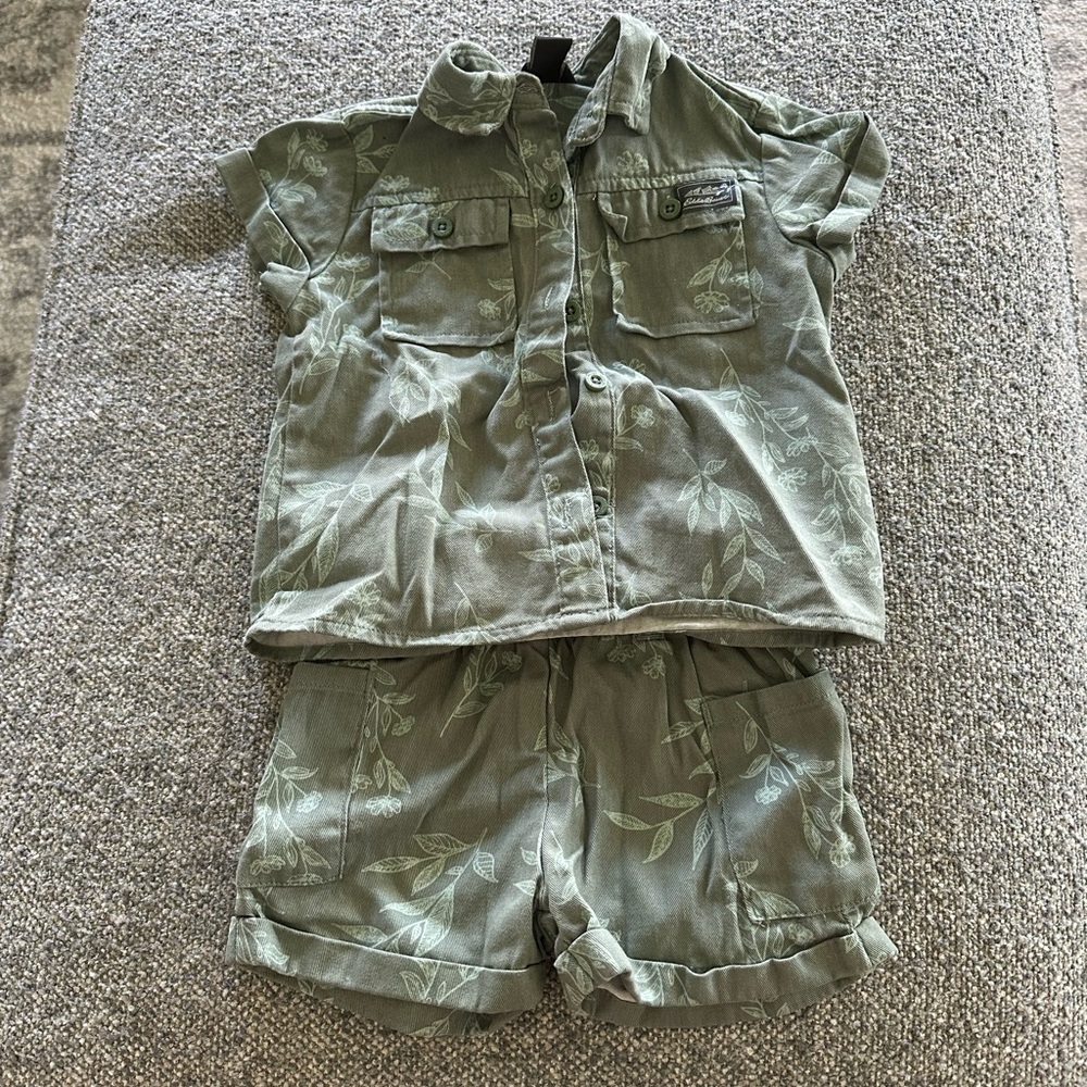 Eddie Bauer Green Kids Matching Set